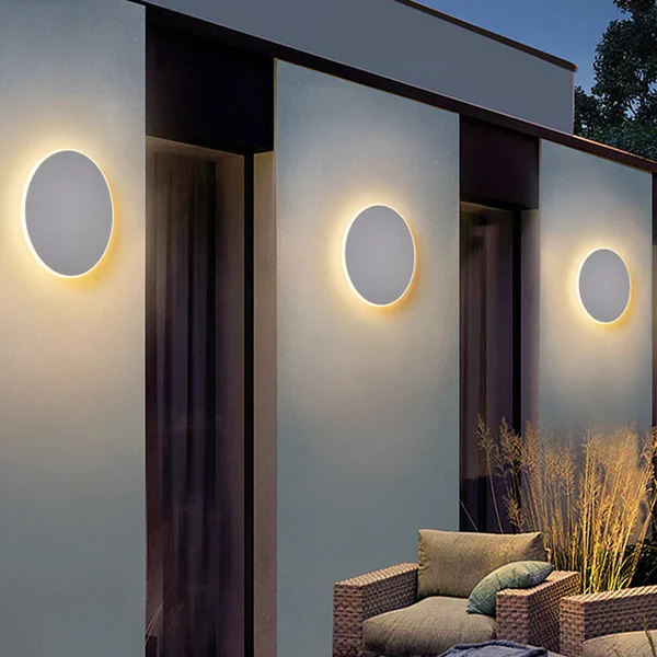 Solvian | LED Wandlampe in runder Form