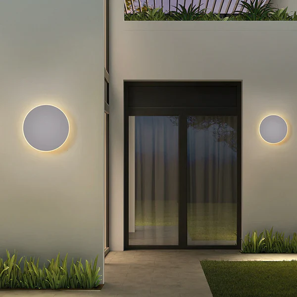 Solvian | LED Wandlampe in runder Form