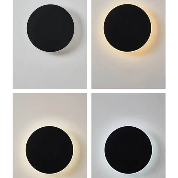 Solvian | LED Wandlampe in runder Form