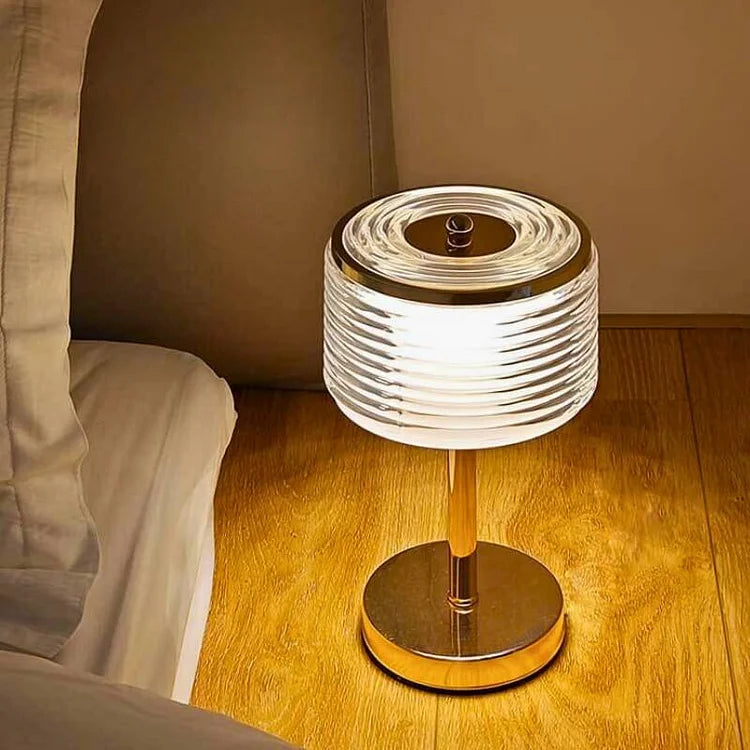 Cirvella | LED Nachttischlampe mit Glasdesign