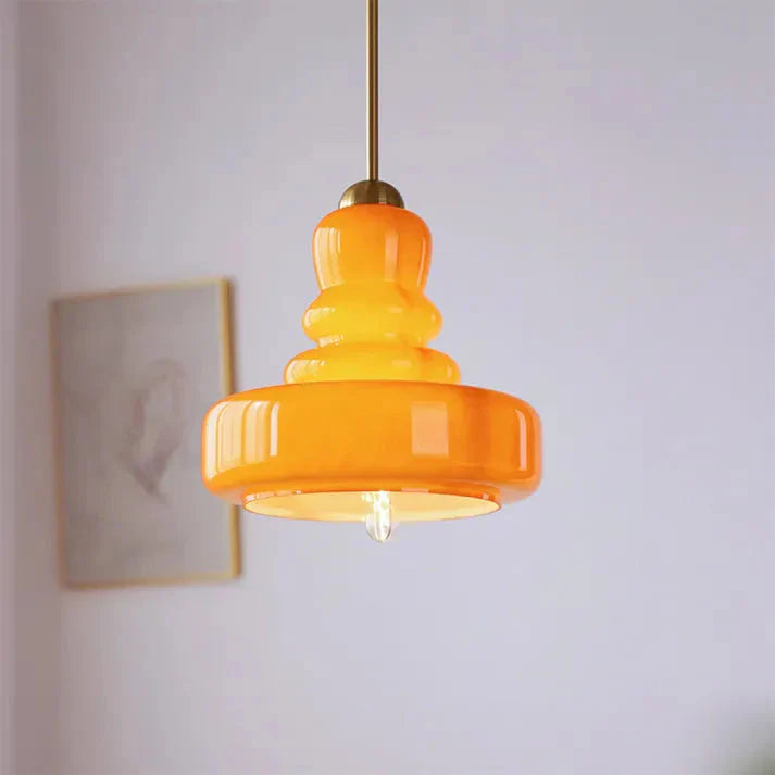 Orelia | Retro Glas Pendelleuchte