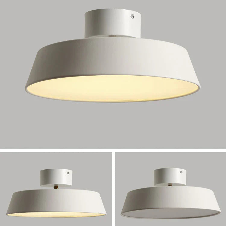 Nordisch | Schlichte Runde LED Lampe Decke