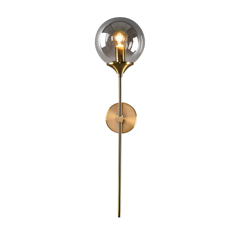 Corvian | Glas Kugel Wandleuchte