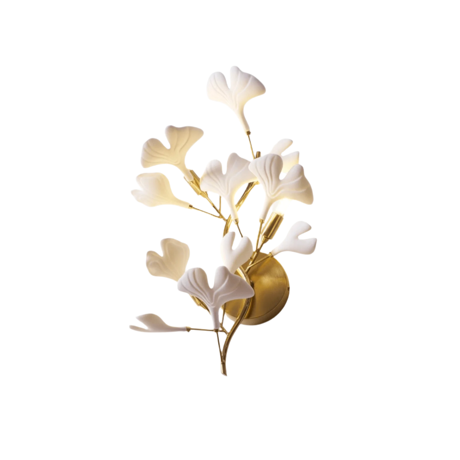 Flora | Keramik-Wandlampe Blumenblüten Design