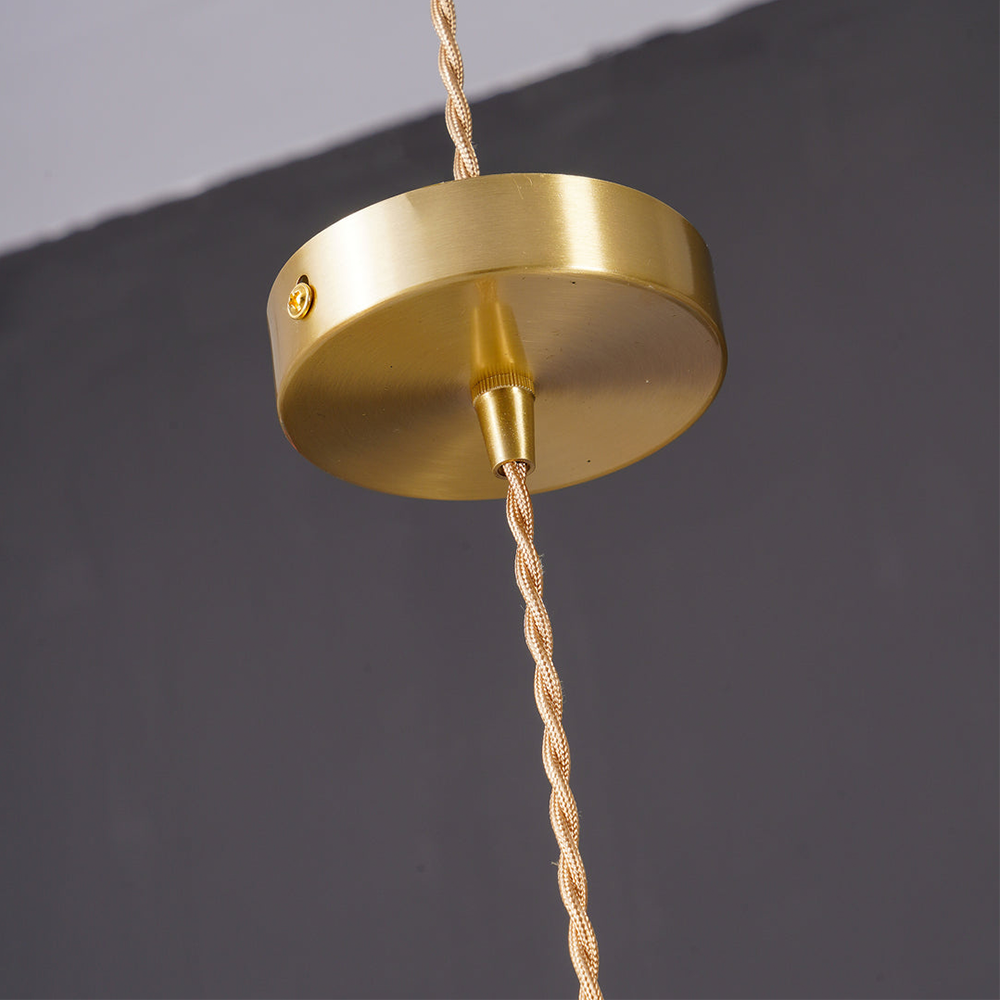 Dekorative Pendelleuchte | Glas | Blütenform