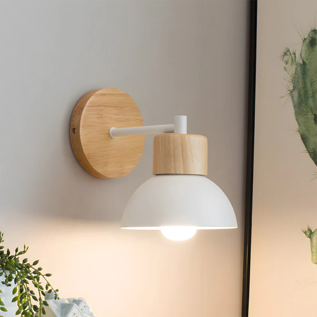 Nivara | Wandlampe aus Holz