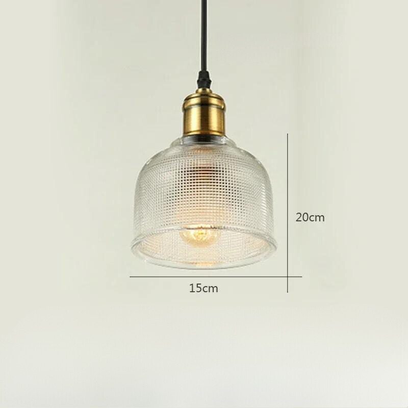 Ambera | Pendelleuchte im Strukturglas-Design