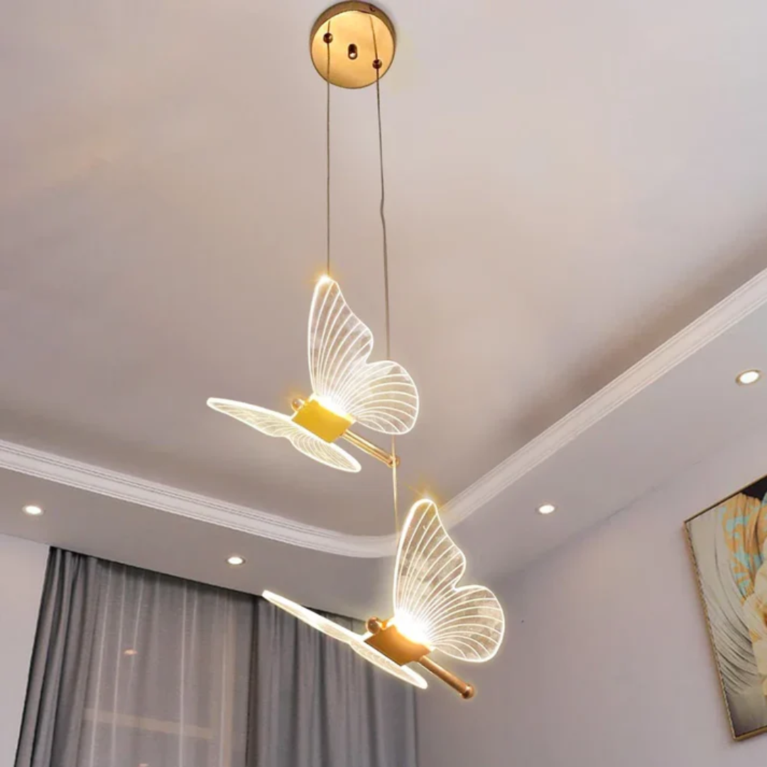 Schmetterling Motiv | Hängelampe für Wohnzimmer