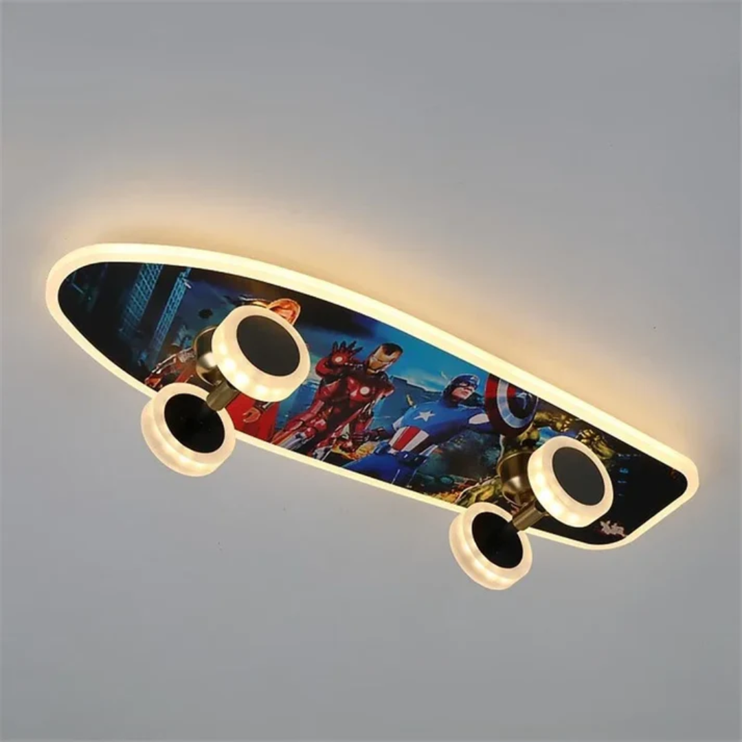 LED Deckenleuchte | im Skateboard Stil