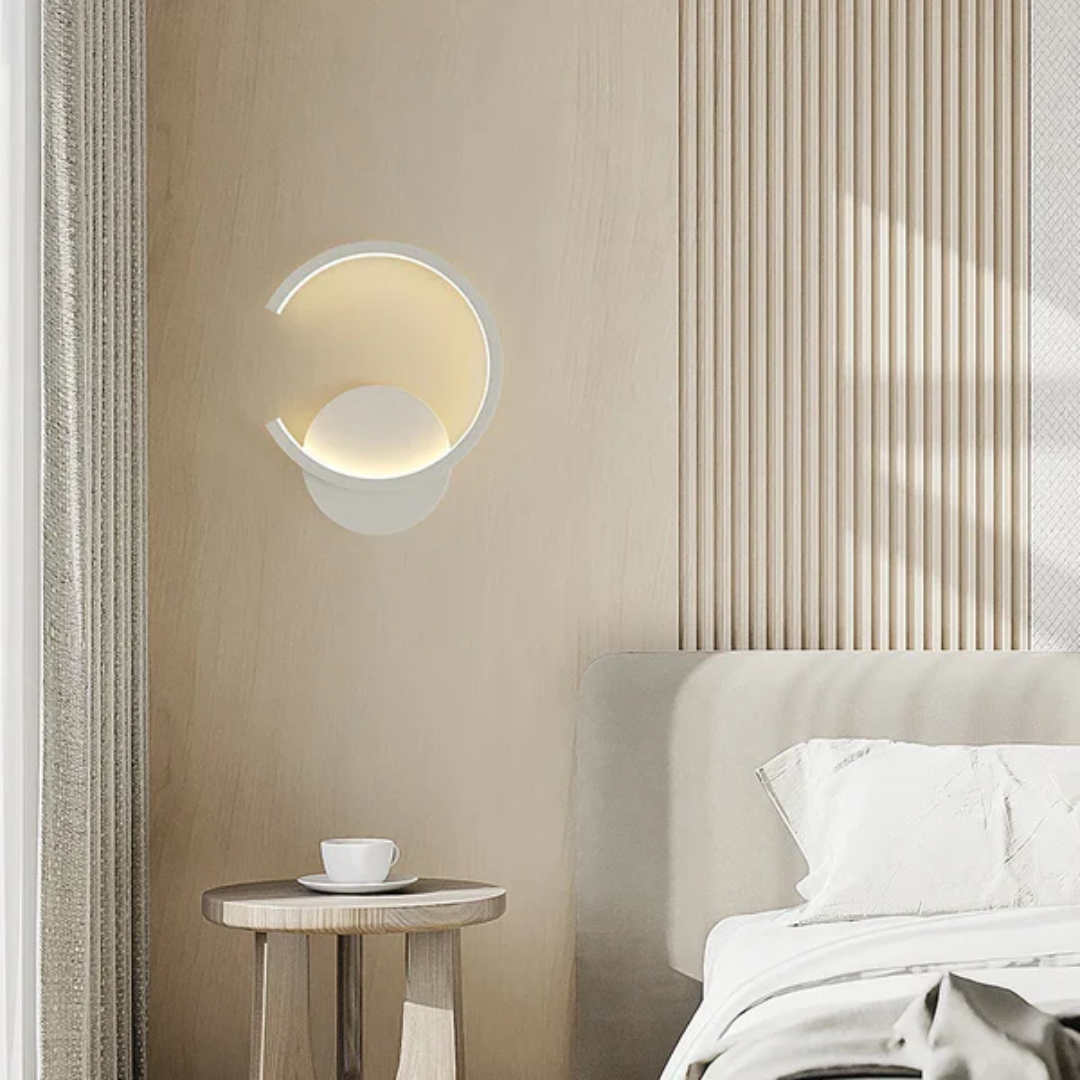 Runde LED | Wandleuchte Wohnzimmer