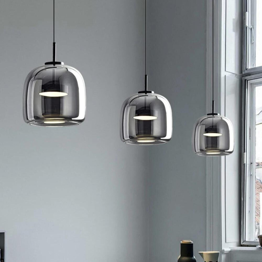 Glazura | Pendelleuchte aus Rauchglas
