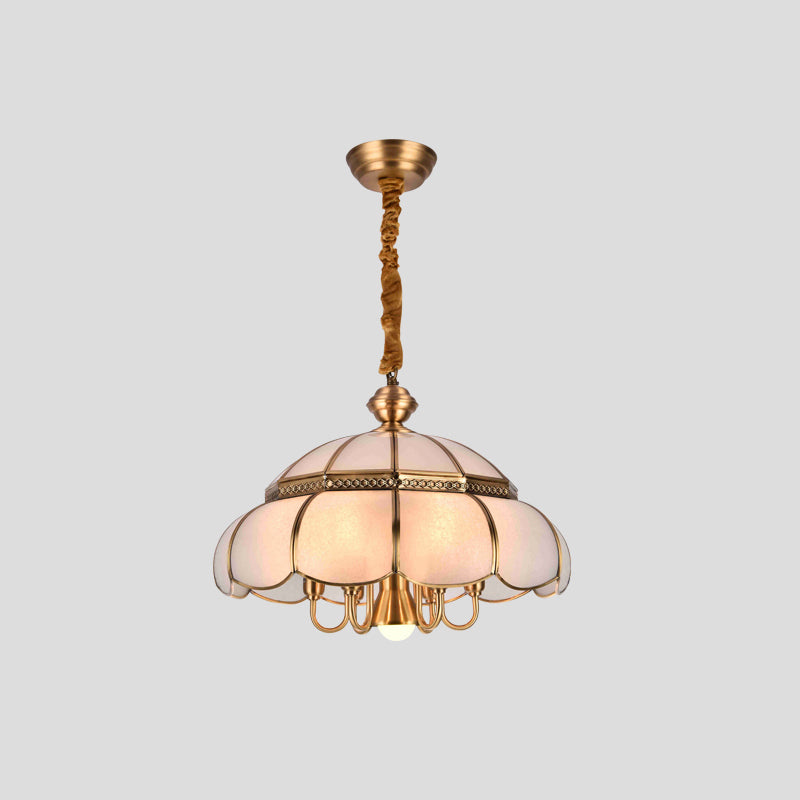 Aveline | Glas Kronleuchter im Retro-Stil