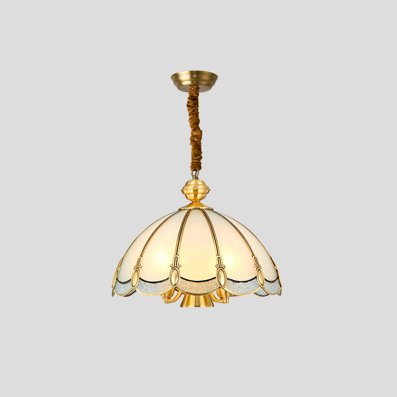 Aveline | Glas Kronleuchter im Retro-Stil
