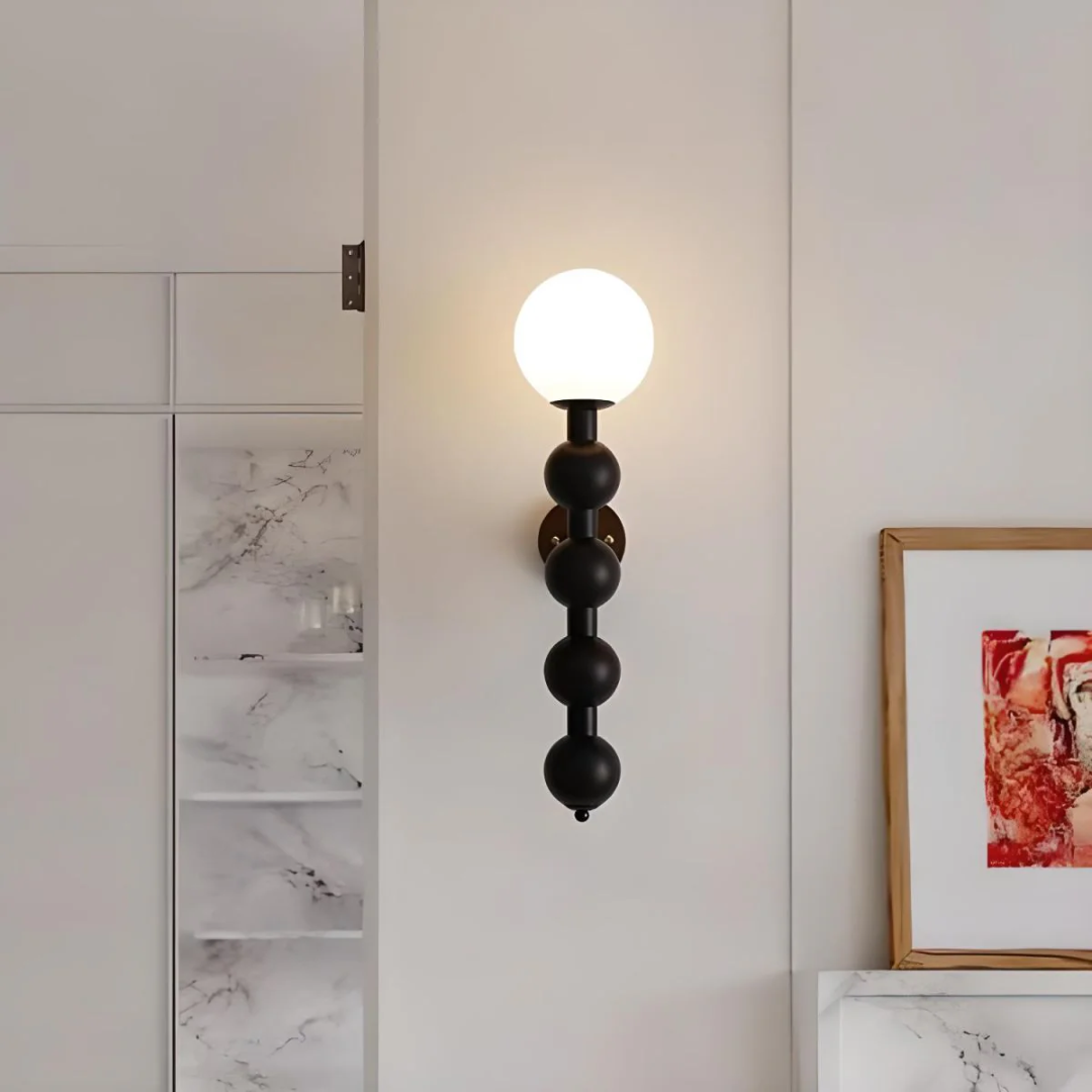 Liora | Vintage Wandlampe Holz