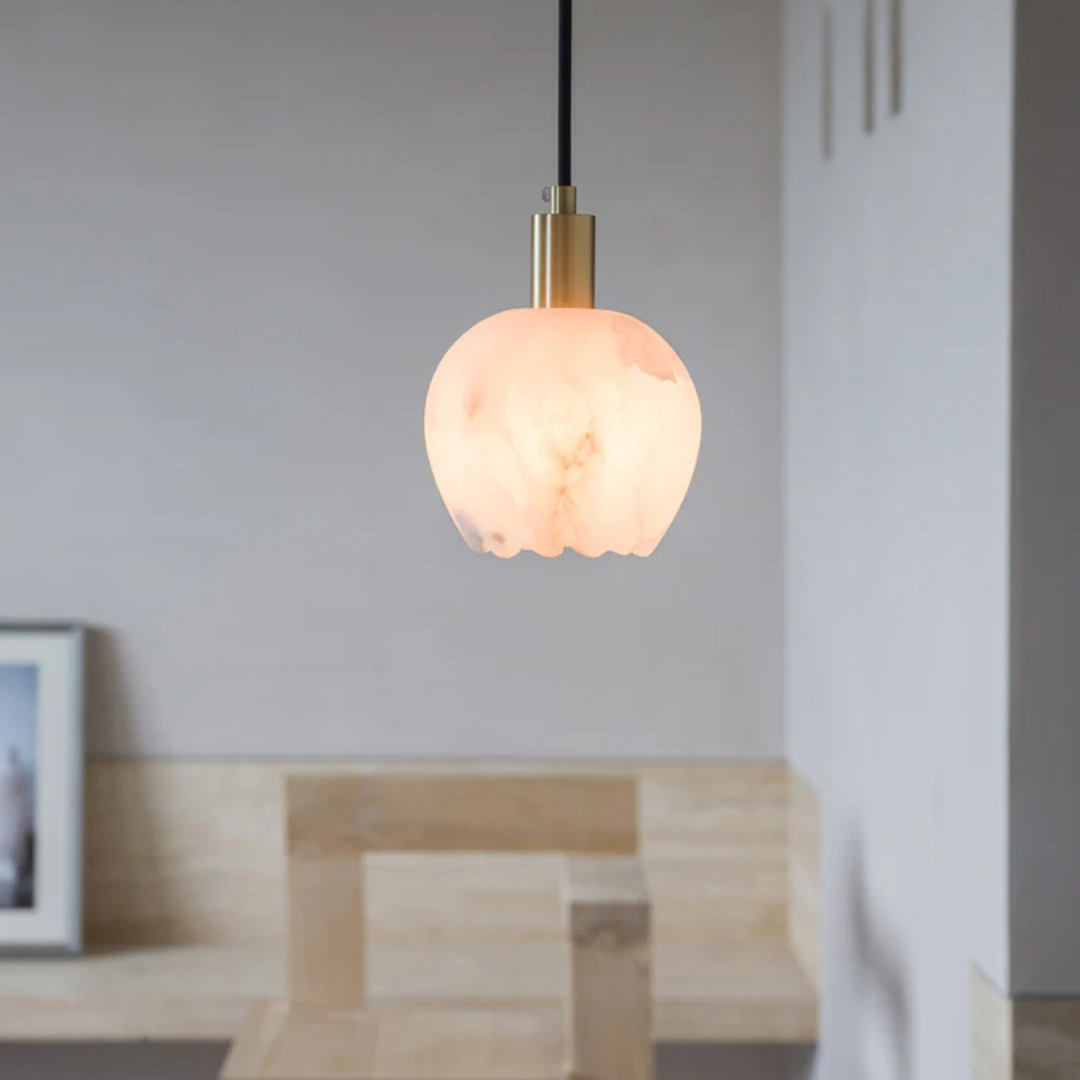 Alba | Alabaster Hängeleuchte