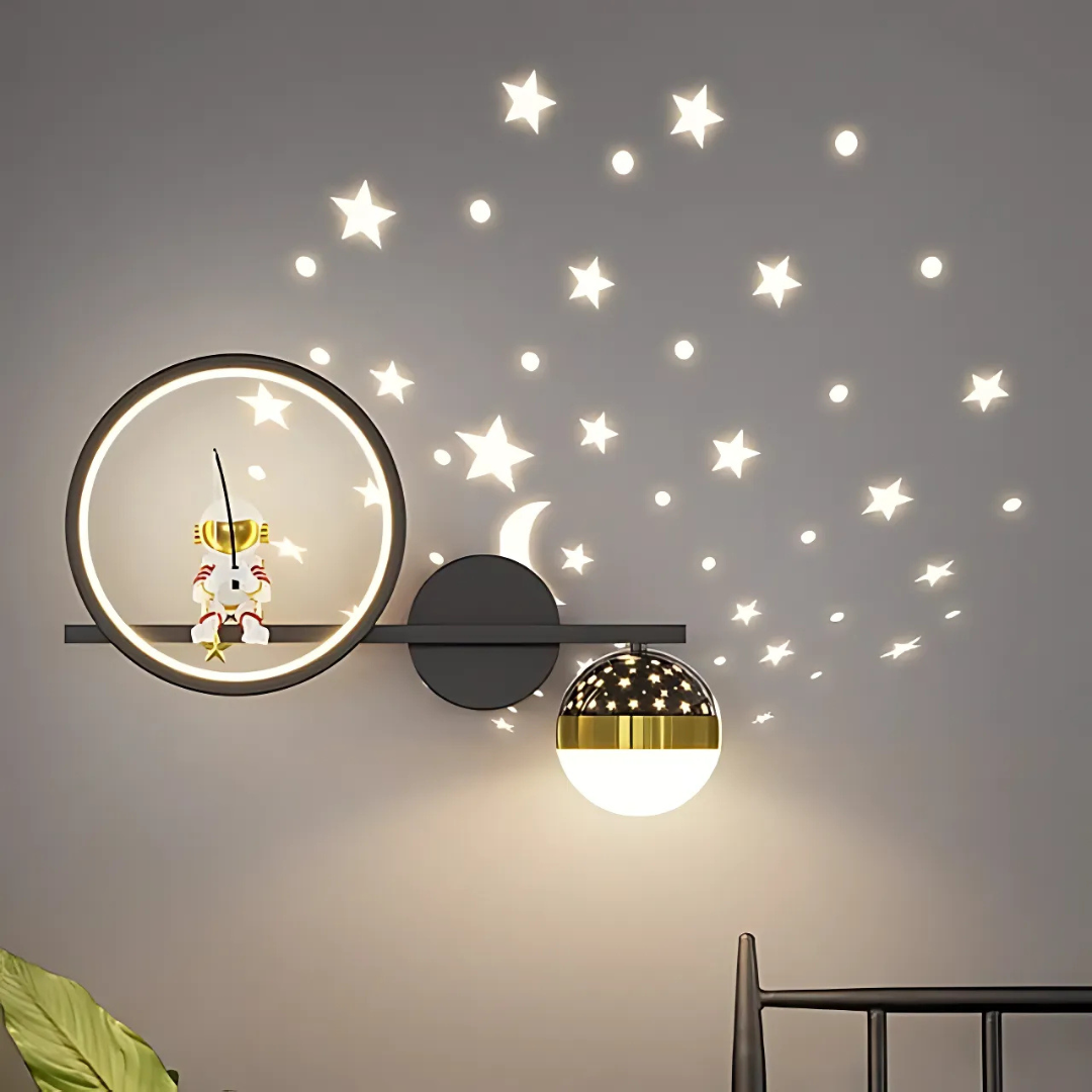 LED-Wandleuchte | Astronauten-Beleuchtung