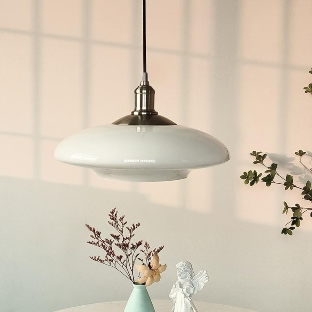 Oryna | Runde Glas Pendelleuchte Modern