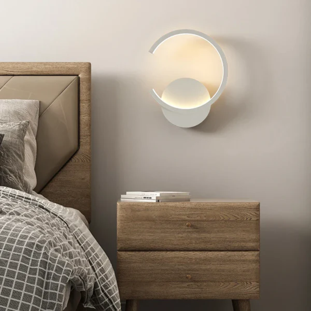 Runde LED | Wandleuchte Wohnzimmer