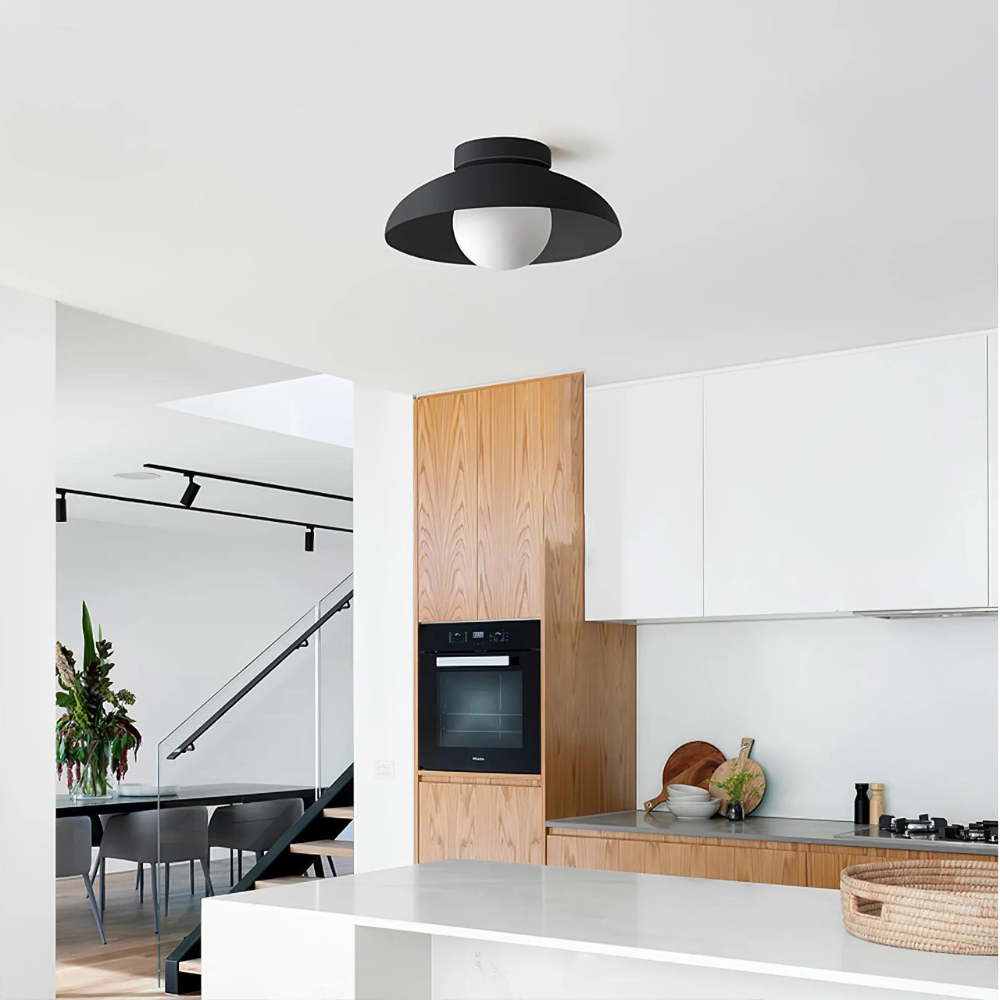 Luno | Moderne LED Deckenleuchte Glas