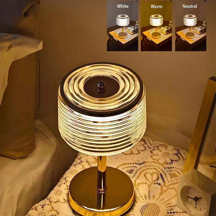 Cirvella | LED Nachttischlampe mit Glasdesign