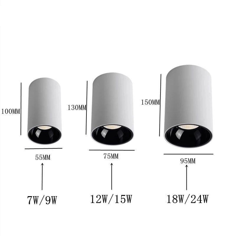 Selian | Zylinder LED Deckenleuchte