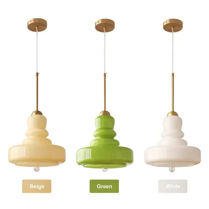 Orelia | Retro Glas Pendelleuchte
