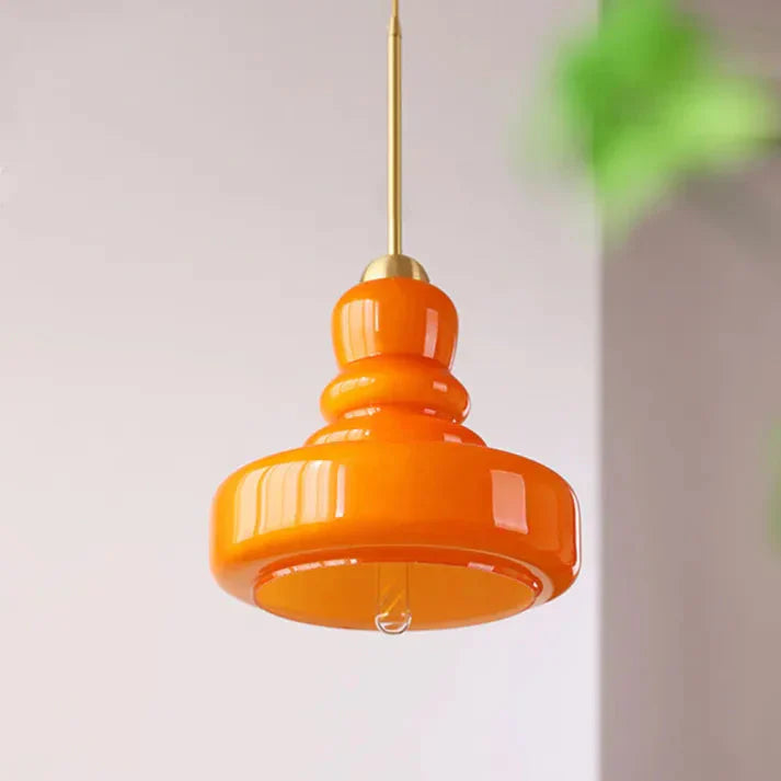 Orelia | Retro Glas Pendelleuchte