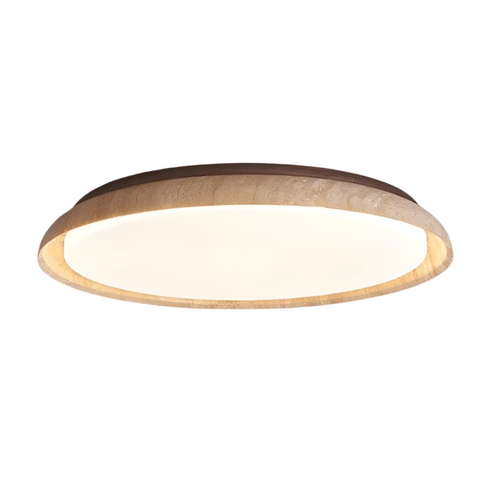 Travessa | Wabi Sabi Travertin LED Deckenleuchte