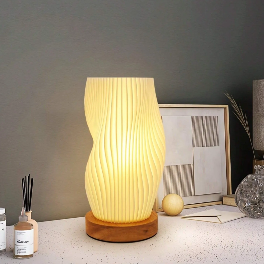 Lyra | LED Tischlampe Wellenform