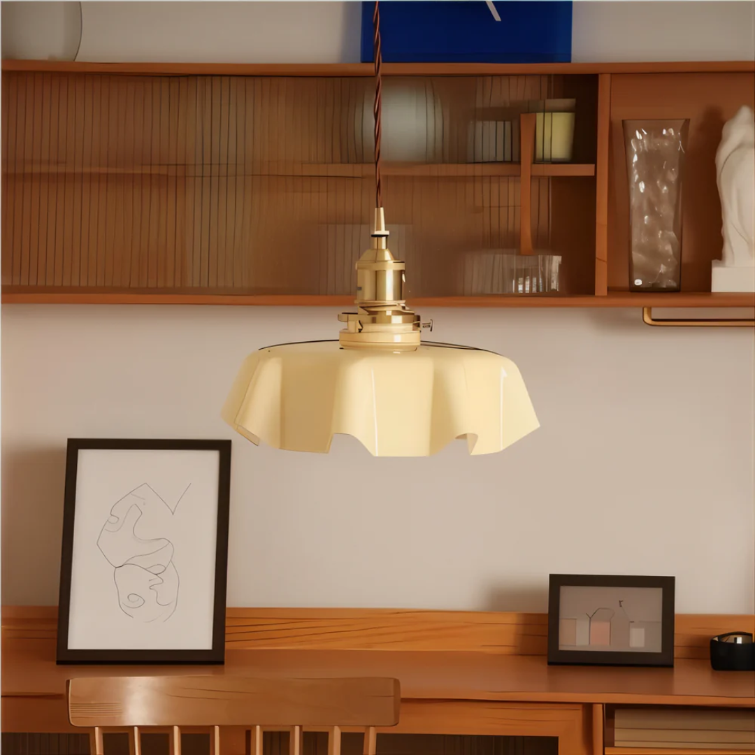 Liora | Glas Pendelleuchte Retro