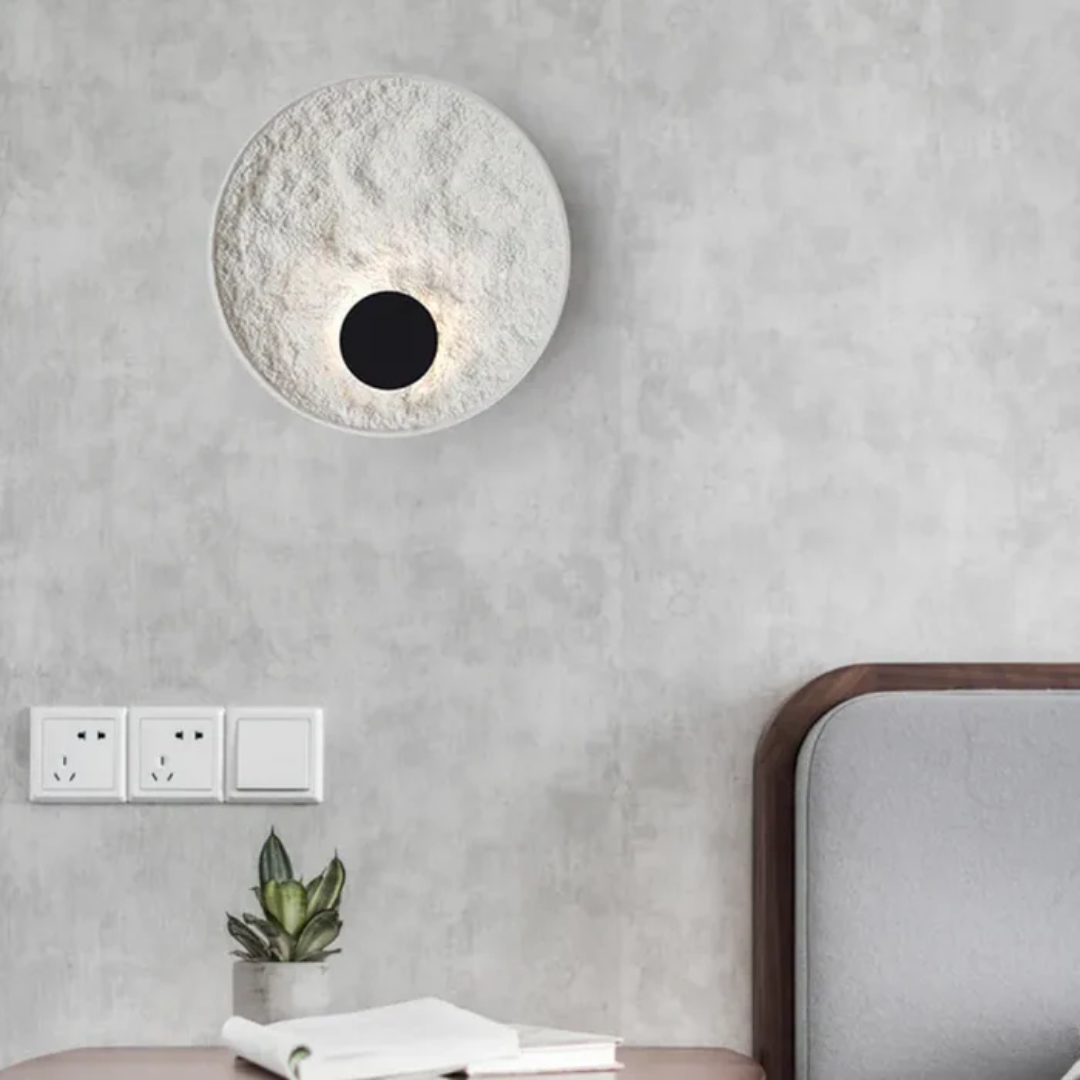 Selene | Runde Leuchtkugel Wandlampe