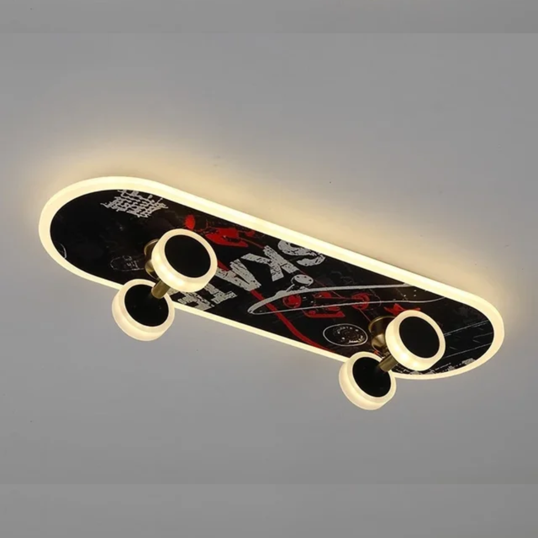 LED Deckenleuchte | im Skateboard Stil