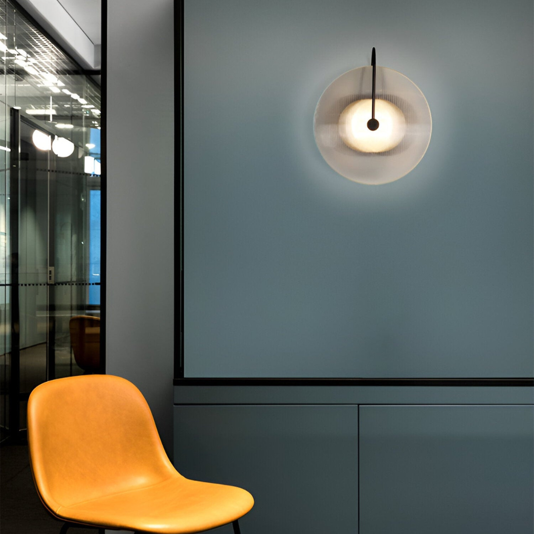 Valora | Wandlampe Rund Glas