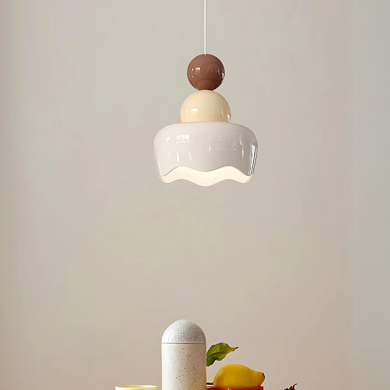 Luneya | Pendelleuchte im Retro-Wellen-Design