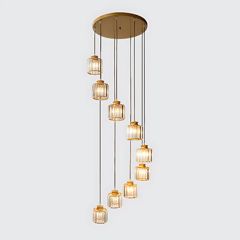 Calira | Deckenleuchte im Zylinderglasdesign