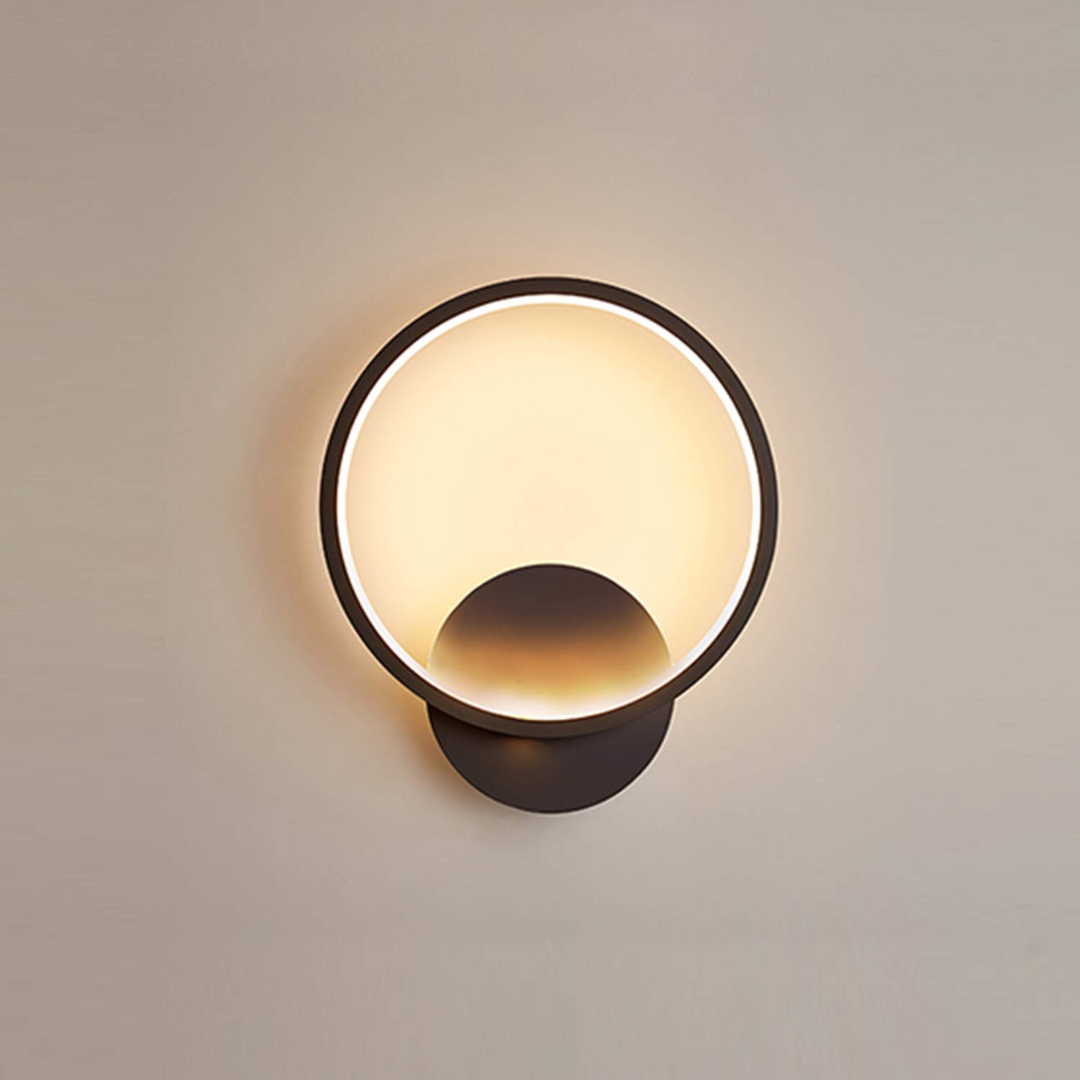 Runde LED | Wandleuchte Wohnzimmer