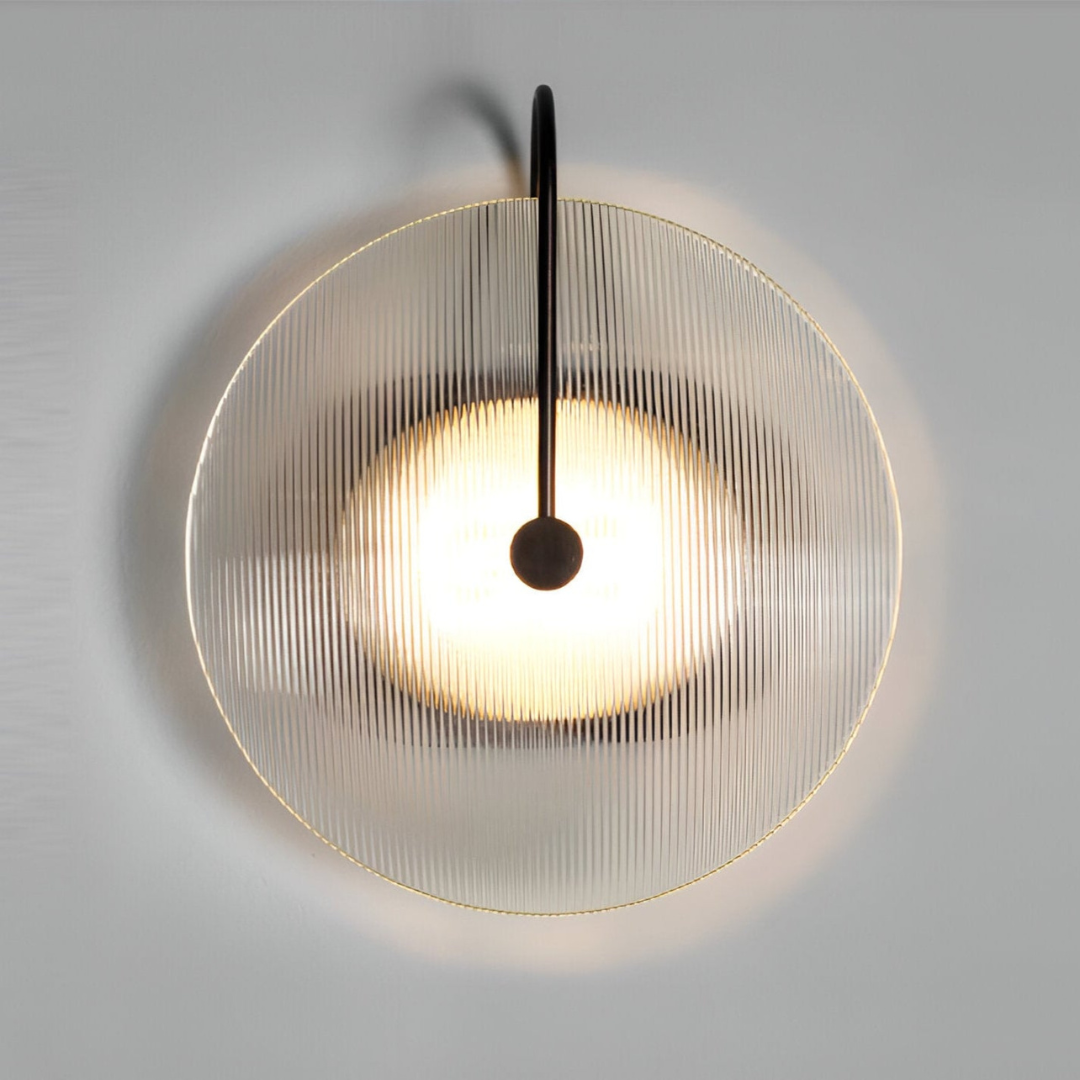 Valora | Wandlampe Rund Glas