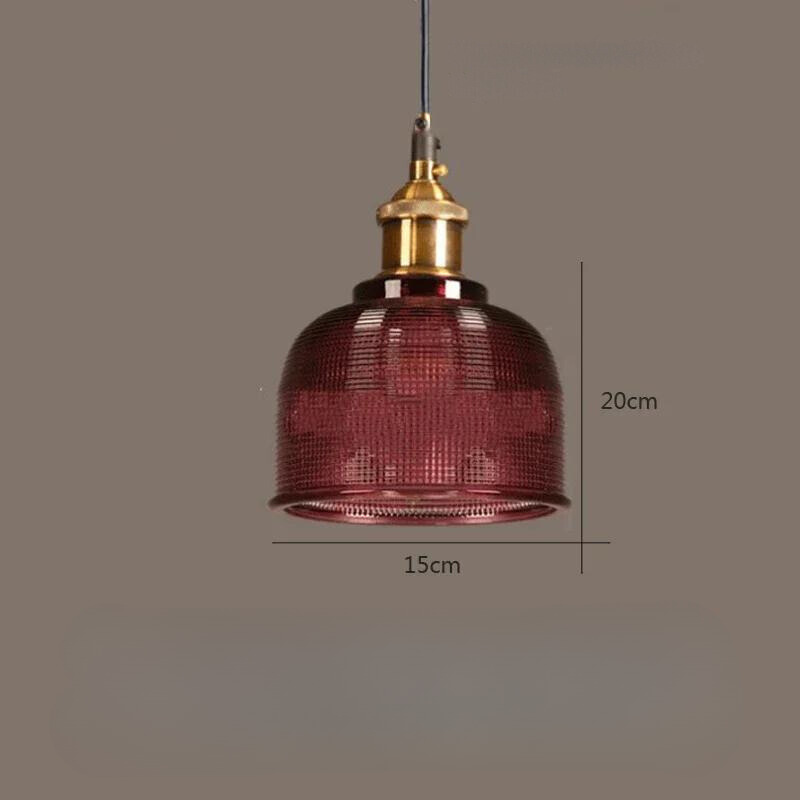 Ambera | Pendelleuchte im Strukturglas-Design