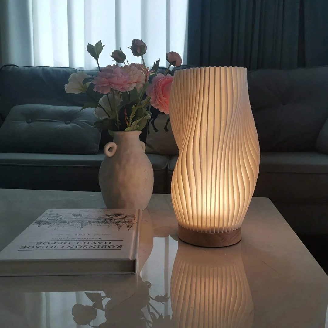 Lyra | LED Tischlampe Wellenform