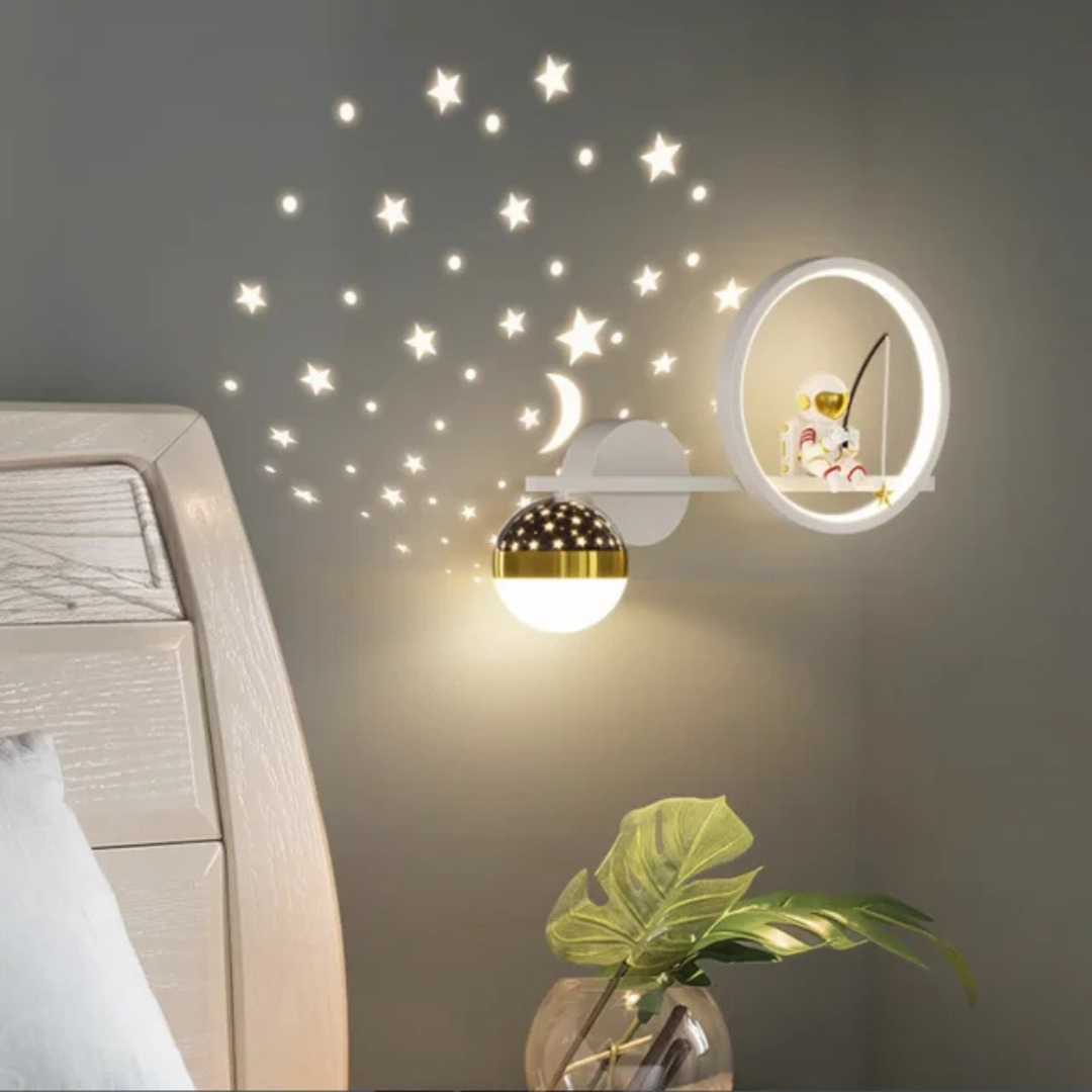 LED-Wandleuchte | Astronauten-Beleuchtung