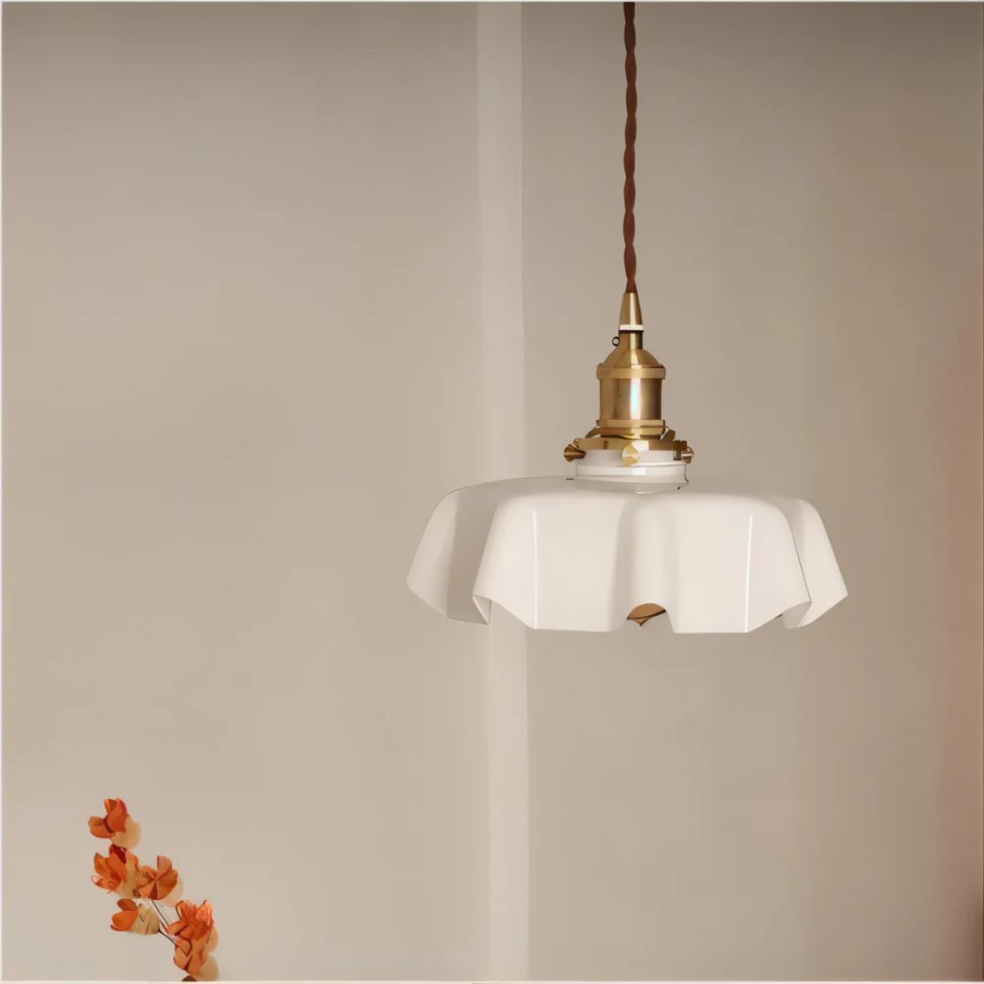 Liora | Glas Pendelleuchte Retro