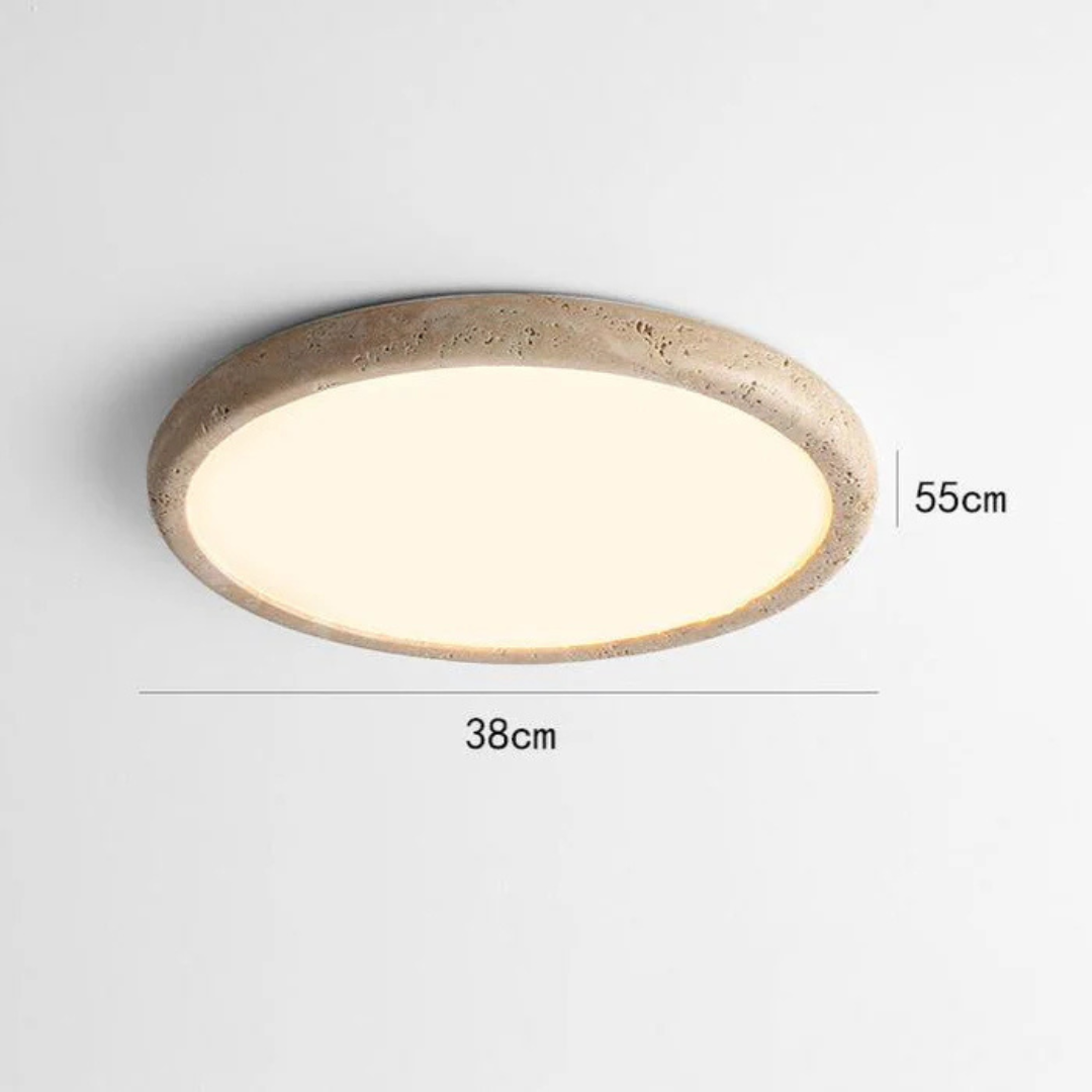 LED-Deckenleuchte aus Naturstein | Moderne Innenbeleuchtung
