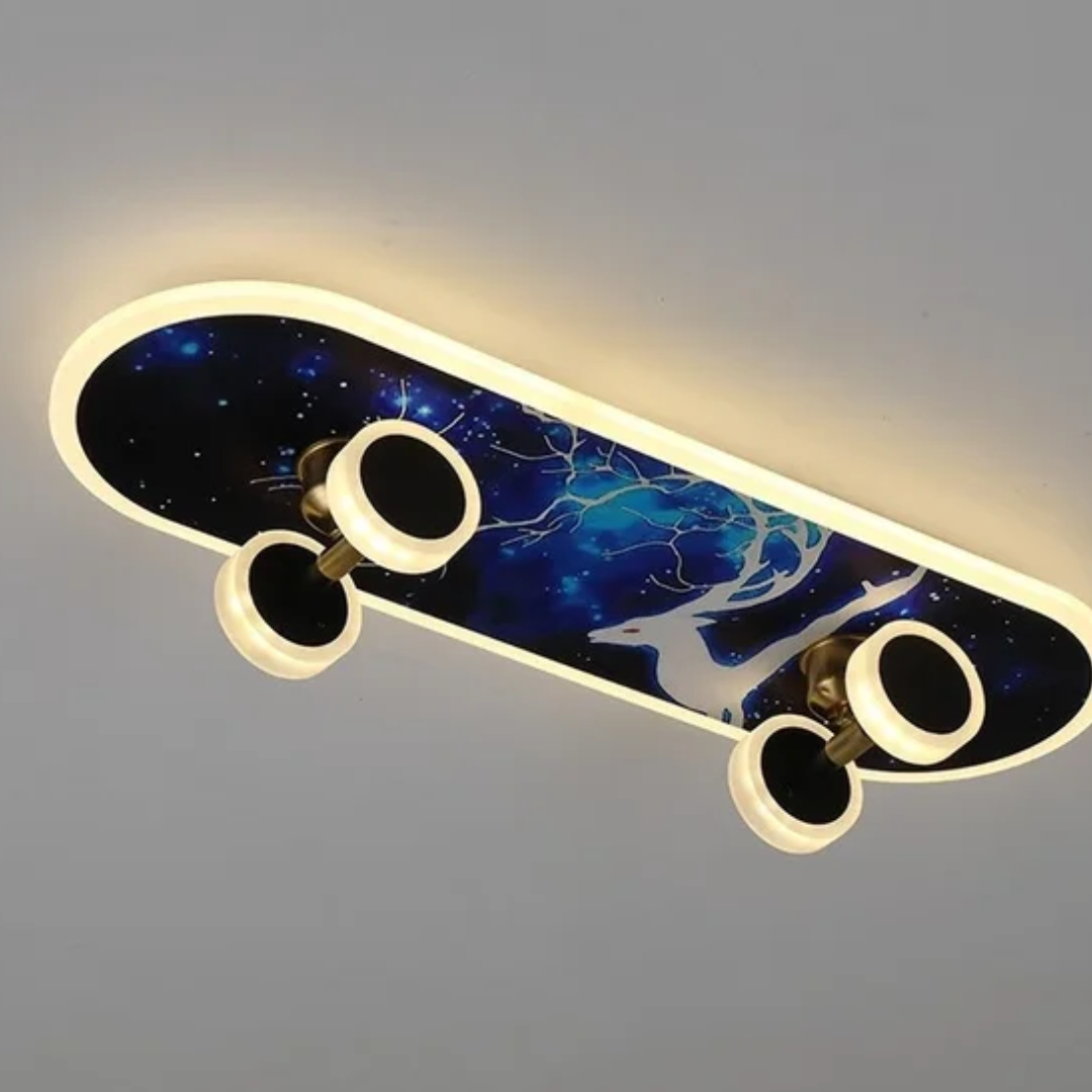 LED Deckenleuchte | im Skateboard Stil