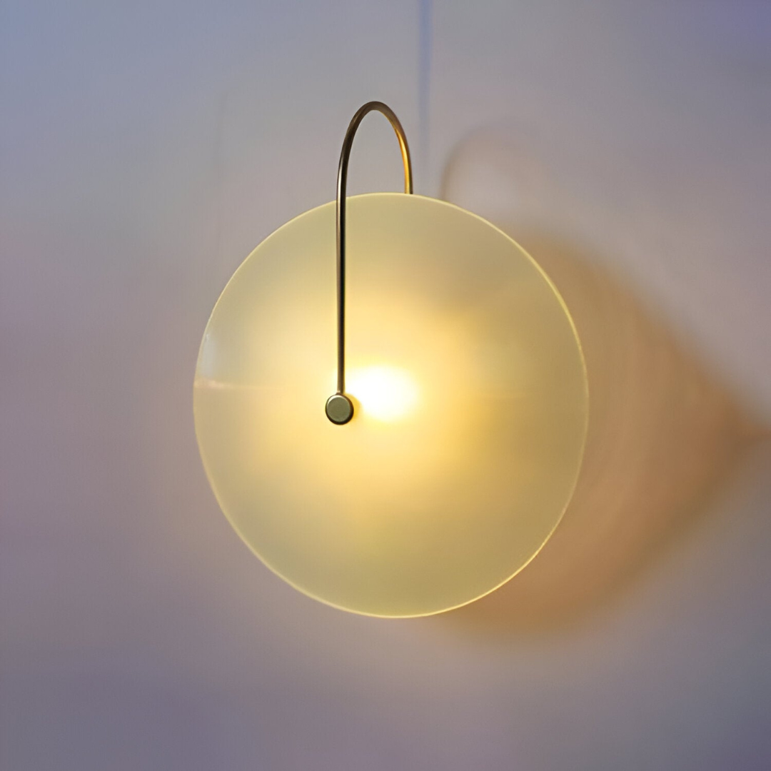 Valora | Wandlampe Rund Glas