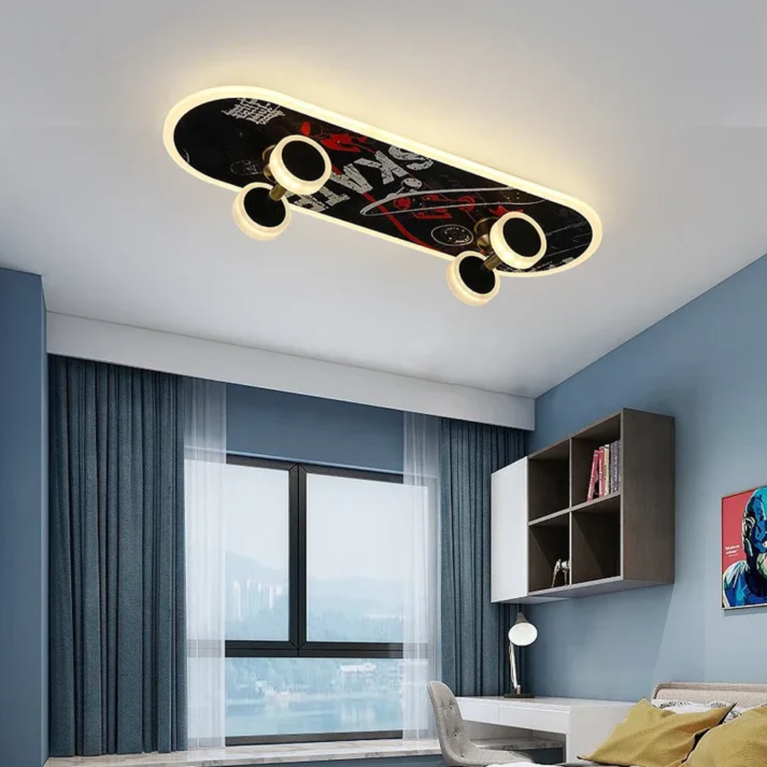 LED Deckenleuchte | im Skateboard Stil