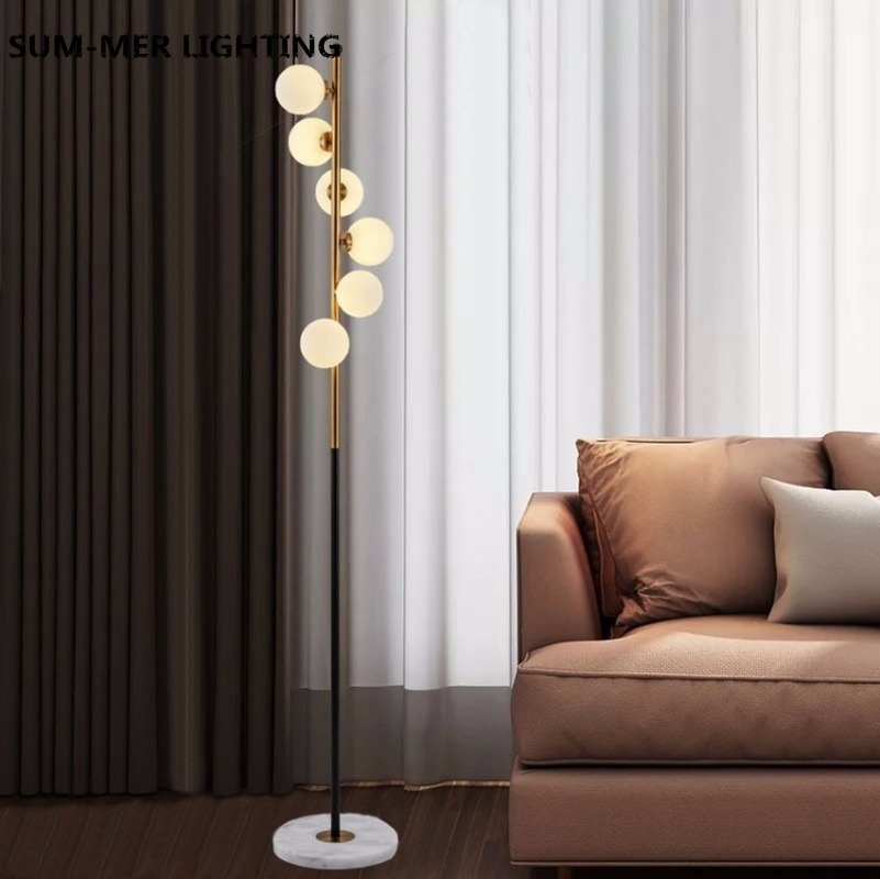 Celestina | Designer Stehlampe mit Kugellicht