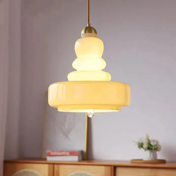 Orelia | Retro Glas Pendelleuchte