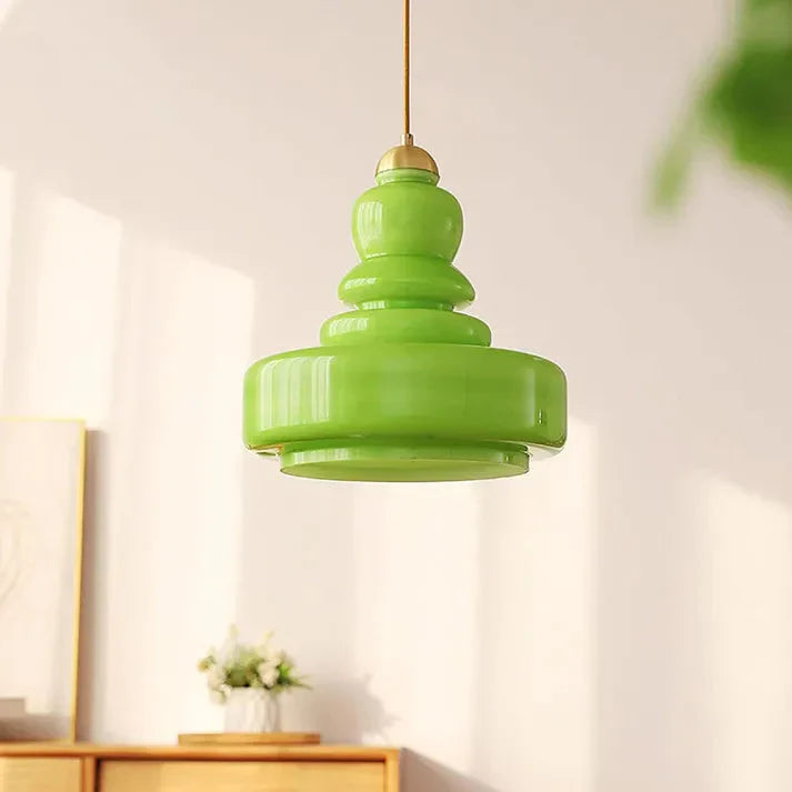 Orelia | Retro Glas Pendelleuchte