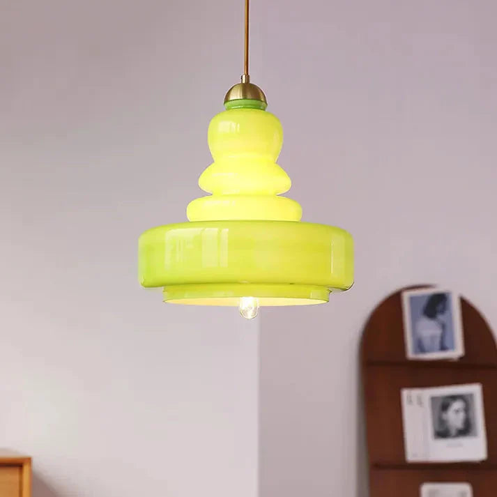 Orelia | Retro Glas Pendelleuchte
