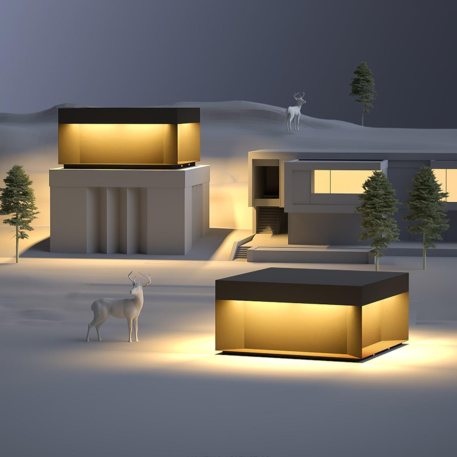 Novaro | LED Würfel Außenleuchte